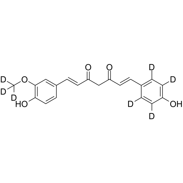 Demethoxycurcumin-d7 (Curcumin II-d7; Desmethoxycurcumin-d7; Monodemethoxycurcum
